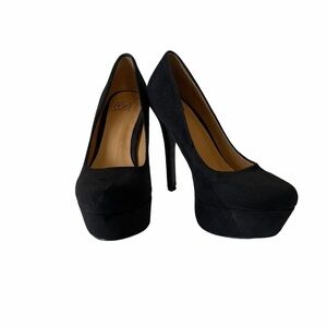 Delicious Black Platform Heels